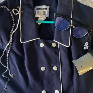 Dani Max Lois Button Up Blazer